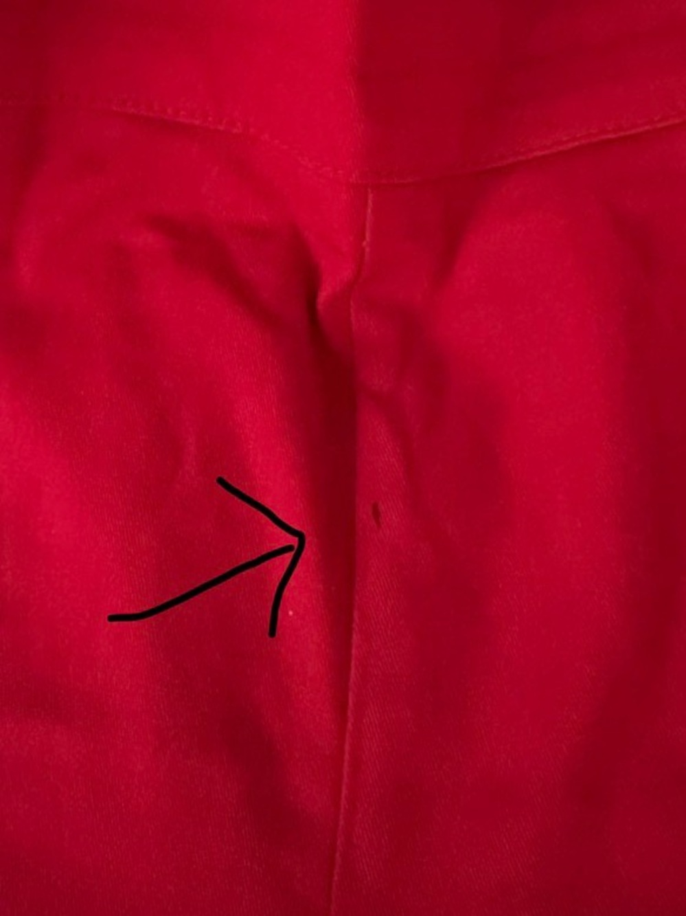 PUG  Red High-Waist Trousers sz M - Picture 4 of 4